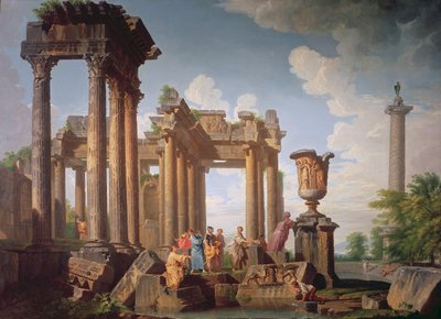 Scena classica da Giovanni Paolo Pannini